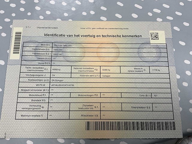 2023 volvo fh16 inclusief 2024 pacton trailers swd345 - afbeelding 7 van  118