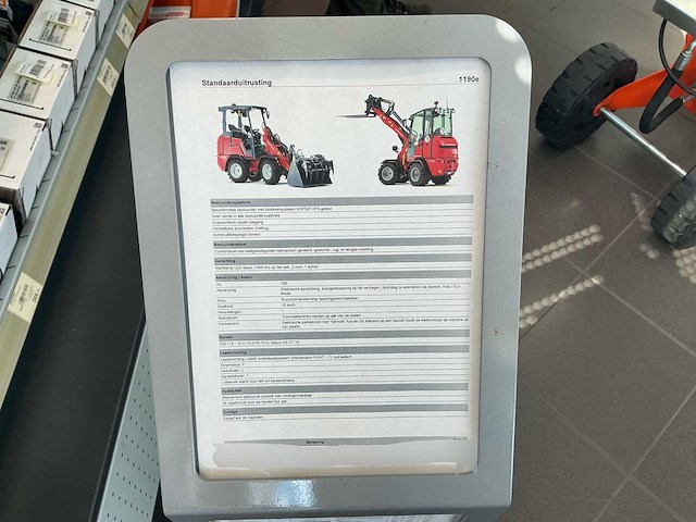2023 weidemann a09 full electric 1190-e shovel - afbeelding 17 van  28