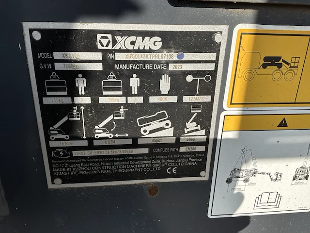 2023 xcmg xga16e knikhoogwerker - afbeelding 20 van  28