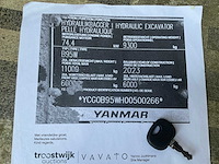 2023 yanmar b95w banden graafmachine - afbeelding 26 van  32