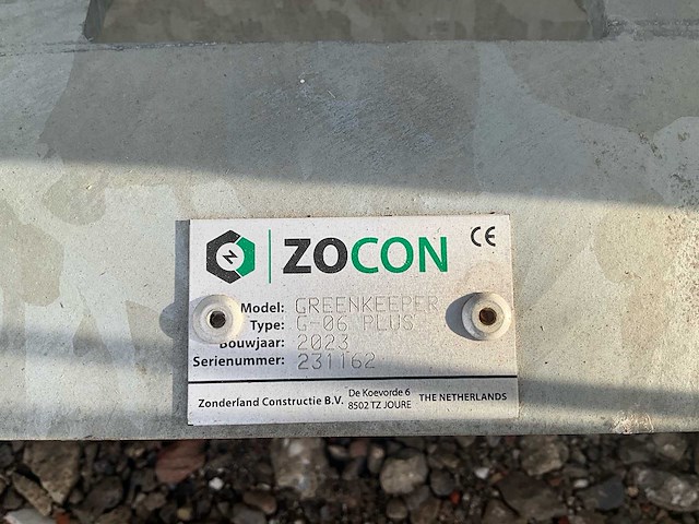 2023 zocon greenkeeper g-06 plus - afbeelding 26 van  27