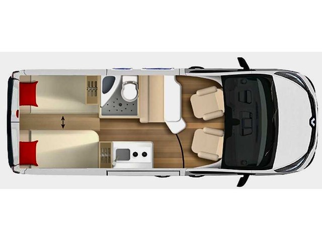 2024 - bürstner c621 delfin limited edition campervan - afbeelding 8 van  14