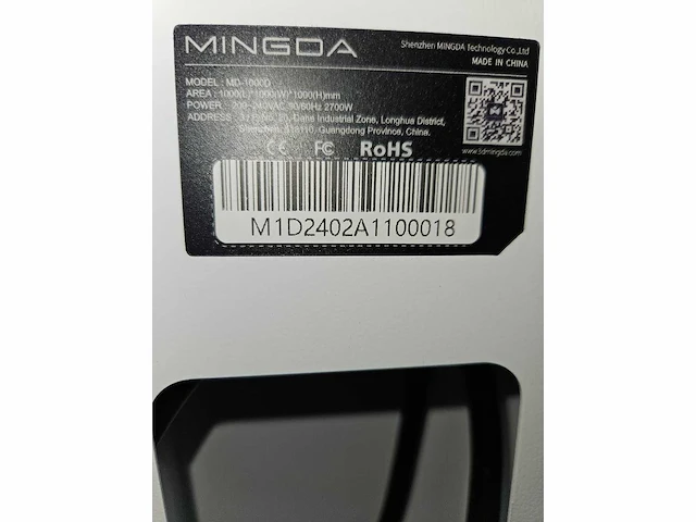 2024 - mingda - md1000d - 3d printing machine - afbeelding 3 van  11