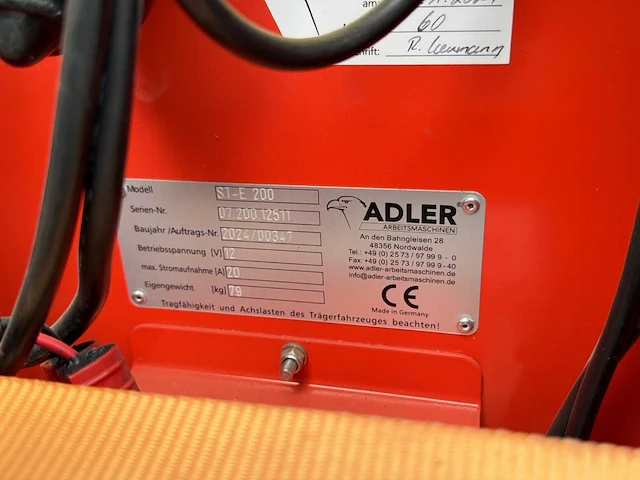 2024 adler st-e-200 zoutstrooier ongebruikt - afbeelding 4 van  5
