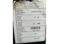 2024 battery supplies 80v accu 5pzs625b24s uit linde e25-02 h2x336 met automatische vulling - afbeelding 8 van  14