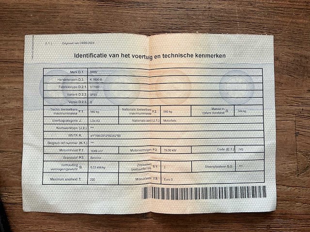 2024 bmw k1600 b motorfiets - afbeelding 25 van  28