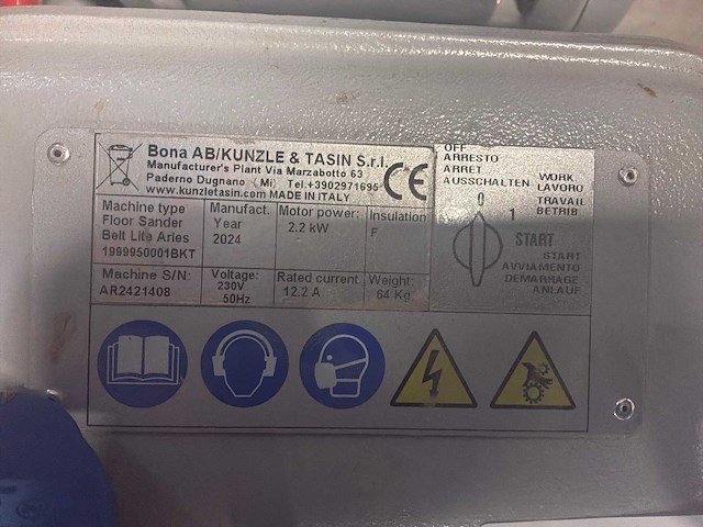 2024 bona 1999950001bkt parketschuurmachine - afbeelding 3 van  3