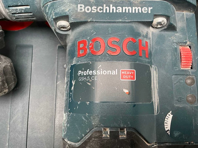 2024 bosch gsh 5 ce breekhamer 6kg sds-max - afbeelding 3 van  5