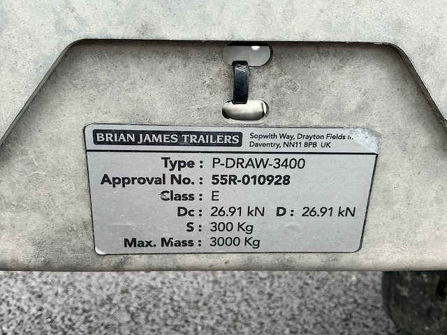 2024 brian james trailers p-draw-3400 aanhangwagen - afbeelding 13 van  14