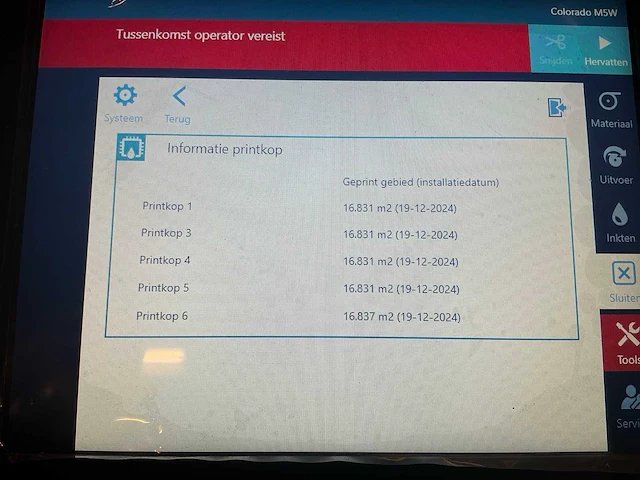 2024 canon colorado m5w roll-to-roll uv-gel grootformaat printer - afbeelding 10 van  11