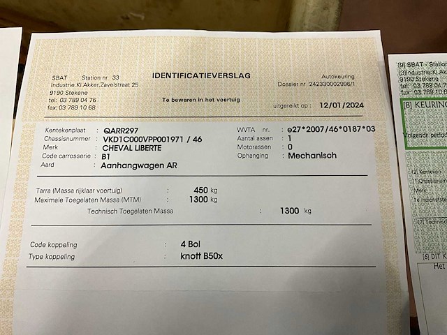 2024 cheval liberte c5 aanhangwagen - afbeelding 8 van  17