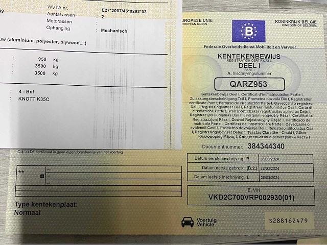 2024 cheval liberté c7 - 3.5t – dubbelas – gesloten opbouw - afbeelding 2 van  15