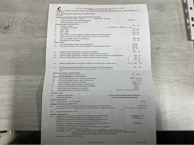 2024 cheval liberté c7 - 3.5t – dubbelas – gesloten opbouw - afbeelding 6 van  15