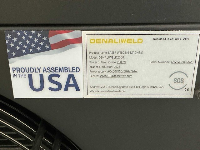 2024 denaliweld 2000 laser lasmachine - afbeelding 7 van  9