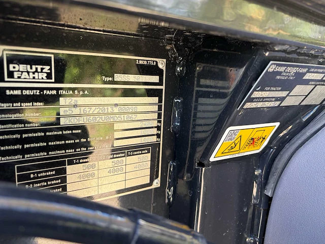 2024 deutz-fahr 3050 vierwielaangedreven landbouwtractor - afbeelding 15 van  27
