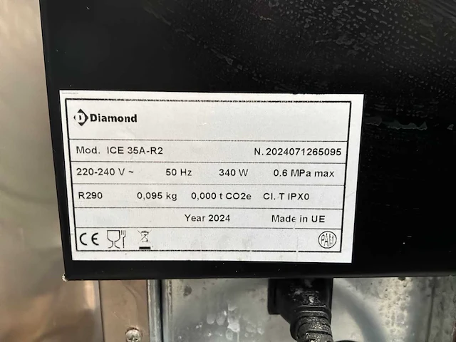2024 diamond ice 35a-r2 ijsblokjesmachine - afbeelding 7 van  7