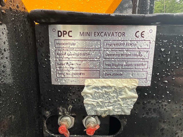 2024 dpc mini rupsgraafmachine ht10h mini graafmachine - afbeelding 9 van  10
