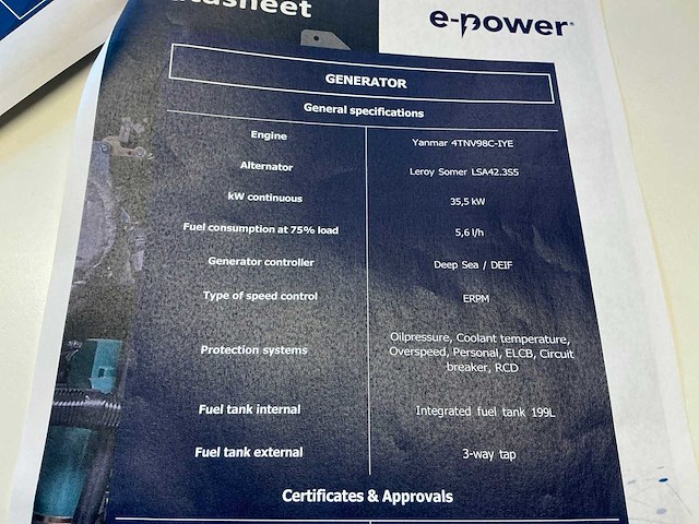 2024 e-power p-grid 160-70-40 / epsr40tde-5 hybride stroomaggregaat - afbeelding 15 van  25