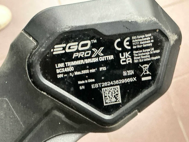 2024 ego bcx4500 accu bosmaaier - afbeelding 4 van  4