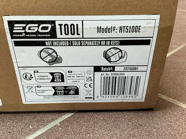 2024 ego ht5100e accu heggenschaar - afbeelding 3 van  3