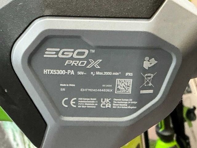 2024 ego htx5300-pa accu heggenschaar - afbeelding 4 van  5