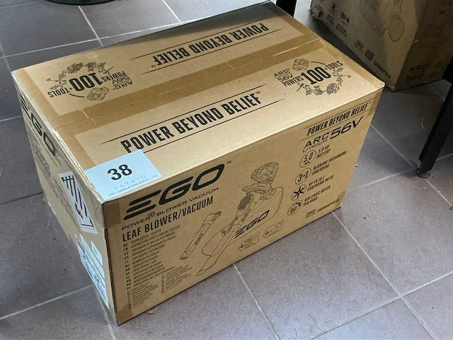 2024 ego lv5004e accu ruggedragen bladblazer/-zuiger - afbeelding 2 van  3