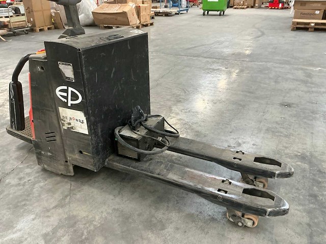 2024 ep equipment rpl201h elektrische pallettruck met meerijplatform - afbeelding 6 van  15