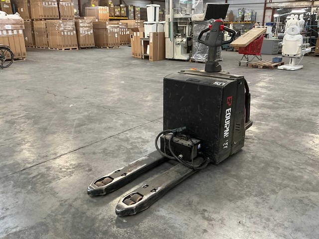 2024 ep equipment rpl201h elektrische pallettruck met meerijplatform - afbeelding 8 van  15