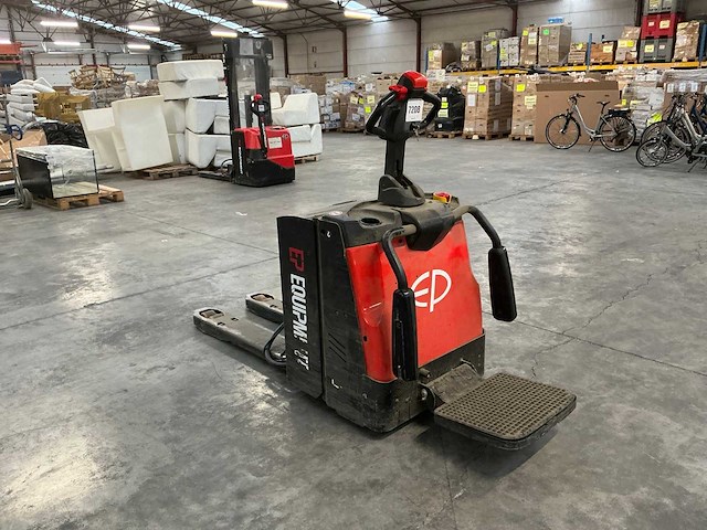 2024 ep equipment rpl201h elektrische pallettruck met meerijplatform - afbeelding 9 van  15