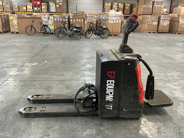2024 ep equipment rpl201h elektrische pallettruck met meerijplatform - afbeelding 13 van  15