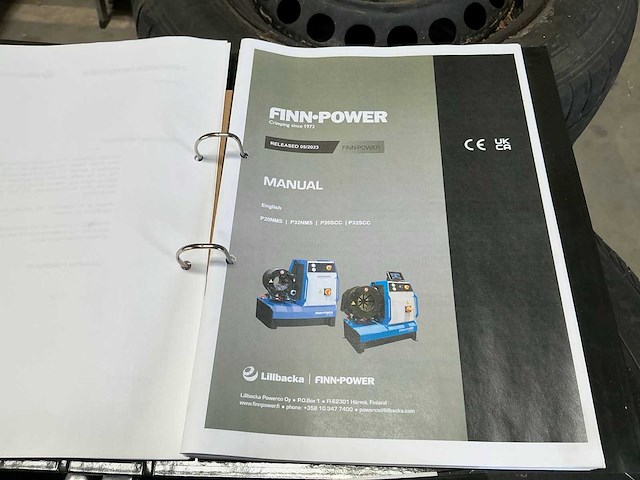2024 finn-power p42scc20 hydraulische slangenpers - afbeelding 10 van  10