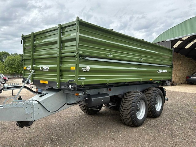 2024 fliegl tdk160fox tk2 drieweg-kieptrailer - afbeelding 2 van  3