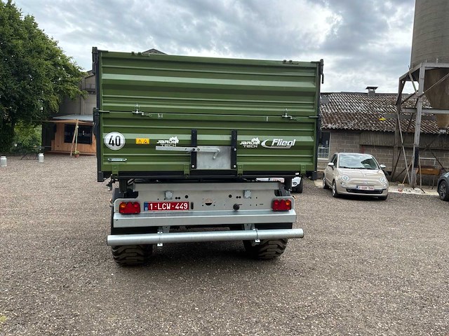 2024 fliegl tdk160fox tk2 drieweg-kieptrailer - afbeelding 2 van  21