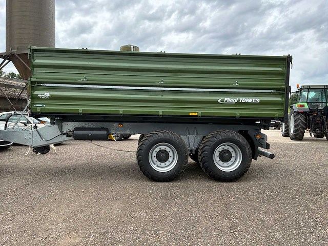 2024 fliegl tdk160fox tk2 drieweg-kieptrailer - afbeelding 19 van  21