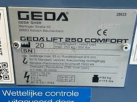 2024 geda gedalift 250 comfort elektrische kettingtakel - afbeelding 2 van  3