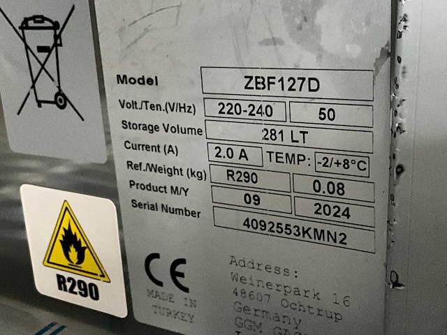 2024 ggm gastro zbf127d mobiele saladette - afbeelding 3 van  13