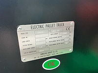 2024 hangcha cbd15 elektrische palletwagen (ongebruikt!) - afbeelding 2 van  10