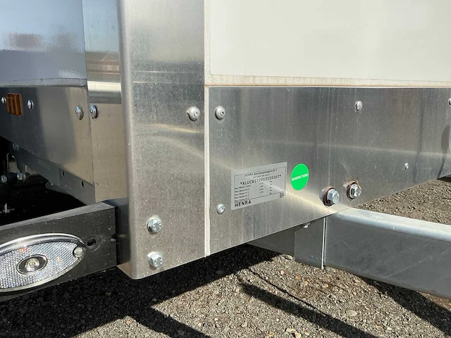 2024 henra cooler 3015/2 c 2,7t koelwagen 290x130 garantie aanhangwagen - afbeelding 3 van  19