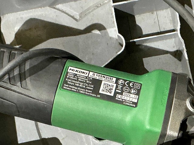 2024 hikoki g13sn2 haakse slijpmachine - afbeelding 3 van  3