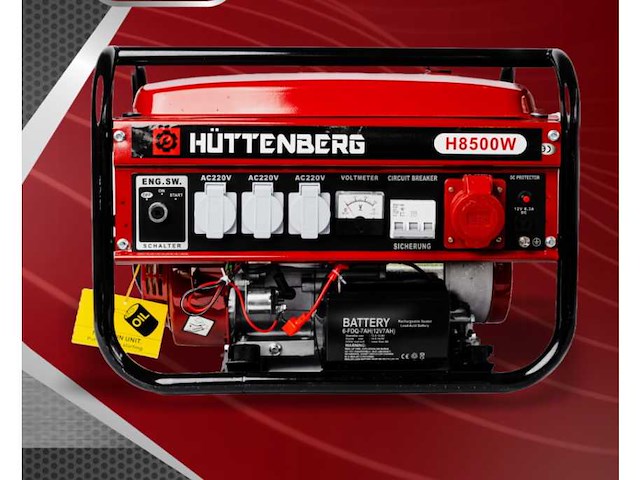 2024 huttenberg h8500w stroomgenerator (4x) - afbeelding 1 van  7
