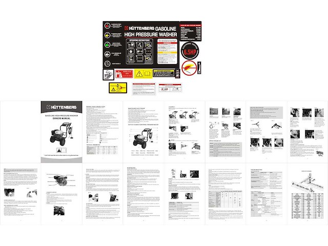 2024 huttenberg ml-1708 hogedrukreiniger - afbeelding 7 van  11
