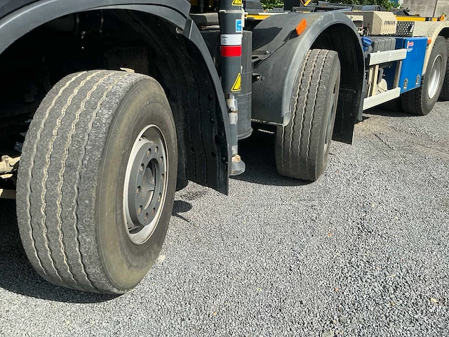 2024 iveco x-way 460 vrachtwagen met mec containerhaaksysteem en copma kraan - afbeelding 25 van  44