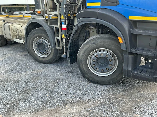 2024 iveco x-way 460 vrachtwagen met mec containerhaaksysteem en copma kraan - afbeelding 31 van  44