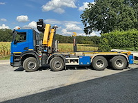 2024 iveco x-way 460 vrachtwagen met mec containerhaaksysteem en copma kraan - afbeelding 9 van  30