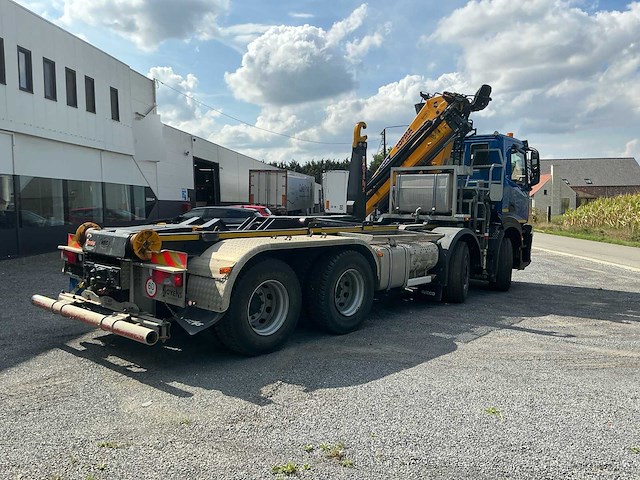 2024 iveco x-way 460 vrachtwagen met mec containerhaaksysteem en copma kraan - afbeelding 26 van  30