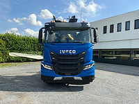 2024 iveco x-way 460 vrachtwagen met mec containerhaaksysteem en copma kraan - afbeelding 29 van  30