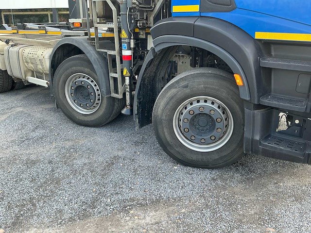 2024 iveco x-way 460 vrachtwagen met mec containerhaaksysteem en copma kraan - afbeelding 29 van  38