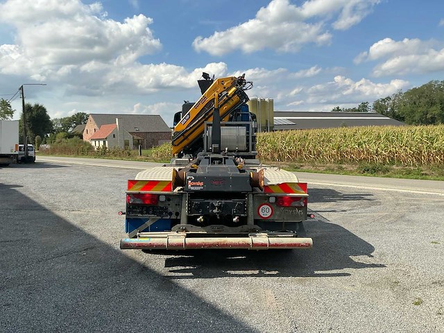 2024 iveco x-way 460 vrachtwagen met mec containerhaaksysteem en copma kraan - afbeelding 30 van  38