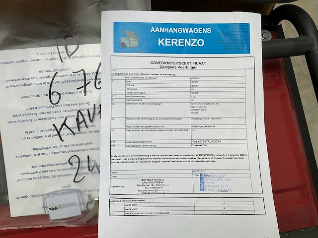 2024 kerenzo k075t aanhangwagen - afbeelding 11 van  11