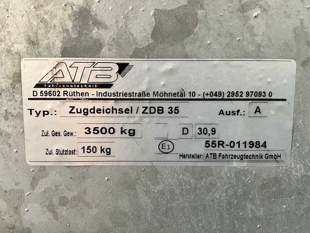 2024 klaas k400 rsx aluminium aanhangerkraan - afbeelding 28 van  56